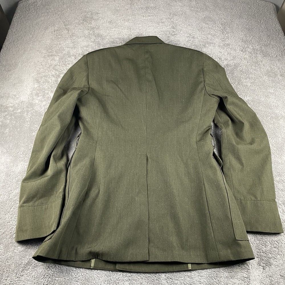 Defense Logistics Agency Button Up Uniform Jacket Mens‎ 40 R Green - Picture 14 of 16